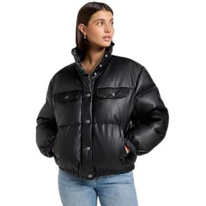 Lee - 112371066 - Gewatteerde Jas - Zwart - Korte Puffer