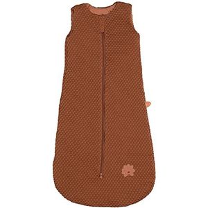 Nattou Babyslaapzak voor herfst en winter van katoen (brei) en polyester (binnen), TOG 2.5, Ca. 90 cm, Susie en Bonnie, bruin