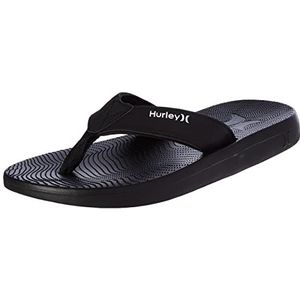 Hurley M Crest Flip Flop, heren, Blanco Y Gris, 41 EU