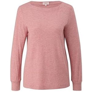 s.Oliver Sales GmbH & Co. KG/s.Oliver Dames T-shirt lange mouwen T-shirt lange mouwen, oranje, 34