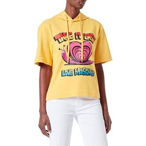 Love Moschino Dames Take It Easy Sweatshirt, geel, 38