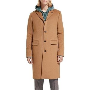 Classic Wool Blend Overcoat, Camel 0619, L
