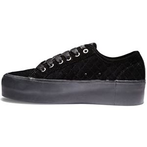 DC Shoes Handmatige sneakers voor dames, Black Black White, 43 EU