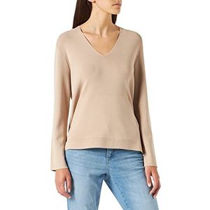 s.Oliver BLACK LABEL Dames lange mouwen Regular Fit Sweater Beige, 46