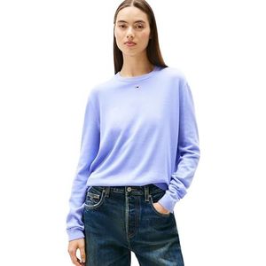 TOMMY JEANS - TJW ESSENTIAL CREW SWEATER EXT - Gebreide Trui - Vintage Iris