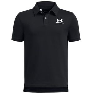 Under Armour - UA B Icon - Poloshirt - Zwart/Wit - Licht en Sneldrogend