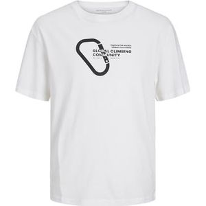 Jack & Jones JCOONE Color Tee SS Crew Neck GC, wit, L