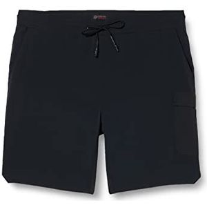 Wrangler Heren MIX MATERIAAL Shorts, Zwart, W36/L00