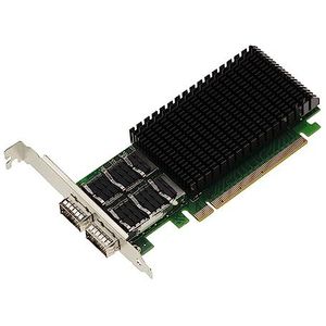 KALEA-INFORMATIQUE - 2-poorts PCIe Network Controller-kaart - Dual 100G QSFP28 - Serverkaart - Mellanox ConnectX 4 Chipset
