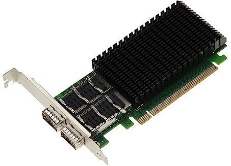 KALEA-INFORMATIQUE - 2-poorts PCIe Network Controller-kaart - Dual 100G QSFP28 - Serverkaart - Mellanox ConnectX 4 Chipset