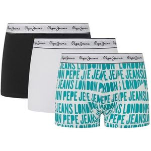 Pepe Jeans trunks voor heren, blauw (Turquoise Blue), S
