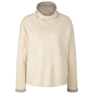 TOM TAILOR Dames Shirt met lange mouwen en 1034162, 28130 - Soft Buttercream, M