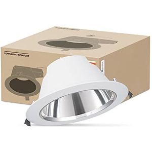 LEDVANCE Downlight LED: voor plafond, DOWNLIGHT COMFORT / 13 W, 100…277 V, stralingshoek: 60, Warm wit/Koel wit/mooi daglicht, 3000…5700 K, body materiaal: aluminum, IP54/IP20