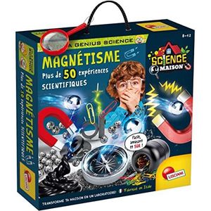 LISCIANI - I'm A Genius Magnetisme – meer dan 50 wetenschappelijke experimenten over magnetisme en magnetische velden – educatief spel voor kinderen van 7, 8,10,12 jaar