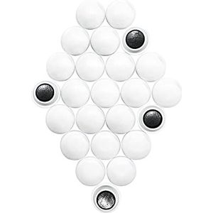 Klein wit planningsbureau - magneten voor koelkast, whiteboard, mededelingspakket van 24