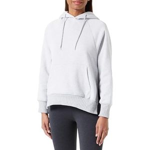 Trendyol Dames rechte lange mouwen plus size sweatshirt, Grey Marl, S