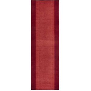 Hanse Home laagpolig velours loper band rood, 80x250 cm