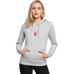 Mister Tee - Muah Hoody MST047 - Heather Grey - Dames Kapuzenpullover