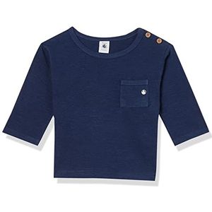 Petit Bateau T-shirt Vrouw Kind, Middeleeuws blauw, 18 mesi
