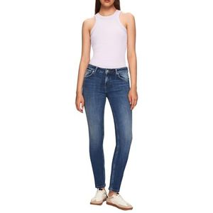 LTB Jeans Dames Fallon 200 - Slim Mid Rise Basic-5-Pocket Dark Wash Blue van katoenmix - maat W24L34, blauw, 24W / 34L