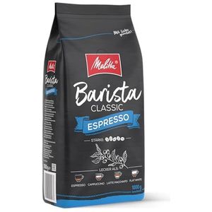 Melitta Barista Classic Espresso, hele koffiebonen, 1 kg, ongemalen, koffiebonen voor volautomatische koffiemachines, krachtig roosteren, dikte 5