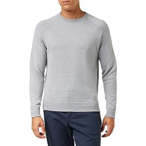 Hackett London Heren Gebreide Sweatshirt Trui Sweater, Flannel Grijs, L