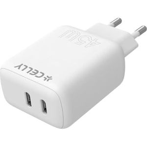 CELLY Travel Charger 2 USB-C 45 W merk