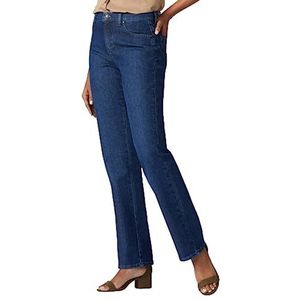 Lee Dames Relaxed Fit Straight Leg Jean, Meridiaan, 8 Long