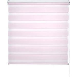 Blindecor Rolgordijnen voor nacht en dag – roze, rolgordijn 110 x 180 cm (breedte x hoogte), stofgrootte 107 x 175 cm, rolgordijnen voor nacht en dag