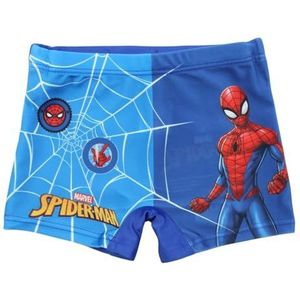 Spiderman zwemboxershorts, leuk en kleurrijk ontwerp, perfect voor wateractiviteiten in de zomer, Marine, 8 Jaren