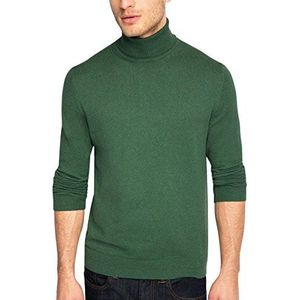 ESPRIT Herentrui met rolkraag, groen (dark green 300), L