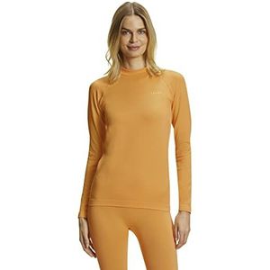 FALKE Functioneel shirt voor dames Maximum Warm Trend, functioneel materiaal, 1 stuk, paars (Radiant Orchid 8692), oranje (8155 oranjegette), L