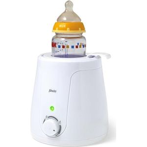 Alecto Baby BW70 Flessenwarmer - Groot reservoir - Gemakkelijk te regelen temperatuur - Bewaart vitaminen en voedingsstoffen - Flessenhouder - Wit