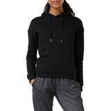 Urban Classics Damestrui met capuchon Ladies Hoody, Basic Sweater verkrijgbaar in vele kleuren, maten XS - 5XL, zwart, XXL