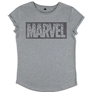 Marvel Other - Starry Logo Women's Rolled-sleeve Melange grey M