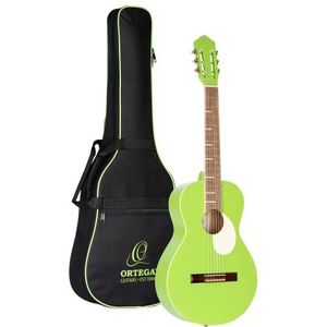 Ortega Gaucho Series akoestische gitaar 6 string - groene Apple + tas (RGA-GAP)