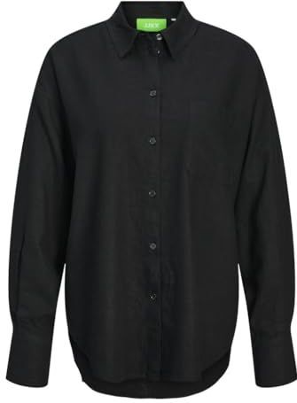 JJXX - Breeze Summer - Langsleeve Shirt - Lichtblauw - 55% Linnen 45% Viscose