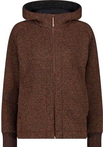 CMP Wooltech Wooltech Damesjas met vaste capuchon, Wooltech damesjack met vaste capuchon