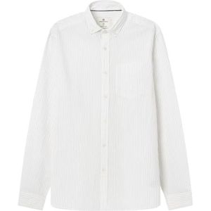 SPRINGFIELD Seersucker Strypes overhemd voor heren, Donkerblauw, S