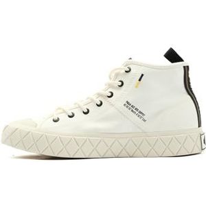 Palladium Uniseks sneakers voor volwassenen, mid Palla Ace Mid Supply, Star White 78570 116, 39 EU
