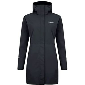 Berghaus Omeara lange lengte waterdichte shell jas, duurzaam, ademend regenjas