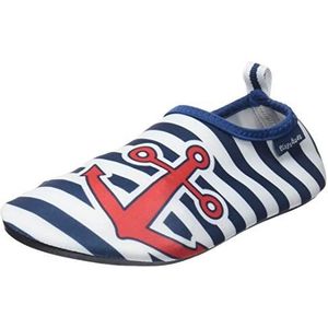 Playshoes Kinderbadslippers Aqua-schoenen Maritim, marinewit., 30/31 EU