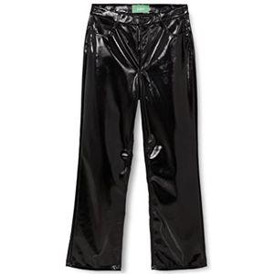 JACK & JONES Jjxx Jxkenya Hw Straight Faux Leat Pants Noos broek voor dames, zwart/detail: glanzend - lang, S