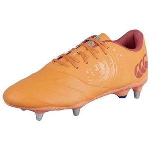 Canterbury Unisex Phoenix Genesis Team laarzen, Orange Crush/Amber Yellow/Mars Dust, 45 EU, Oranje Crush Amber Yellow Mars Dust, 45 EU