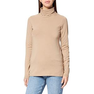 JACK & JONES Dames Jjxx Jxeleanor Ls Stretch Pima Tee Noos shirt met lange mouwen, beige (dune), XS