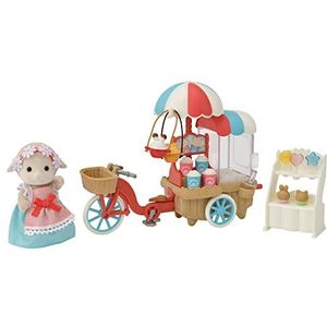 Sylvanian Families Popcorn Delivery Trike - Poppenhuis Speelset, Multicolor