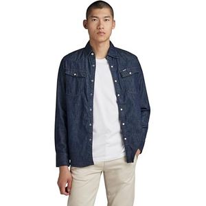 Overhemd - Slim Fit - Klepzakken - Lichtblauw - Katoen