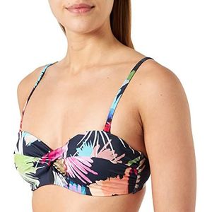 Firefly Maggy Bikinitop Navy Dark/Flower 36