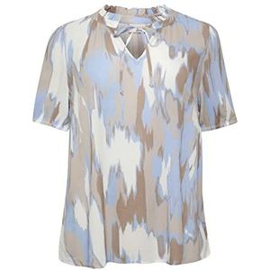 Kaffe Curve Kcfiluca damesblouse, Windsurfer Graphic Organic, 42 Groten mate