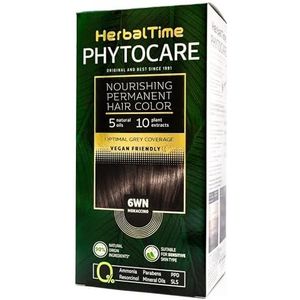 Herbal Time - Phytocare - Permanente Haarkleuring - Mocaccino 6WN - Zonder Ammoniak